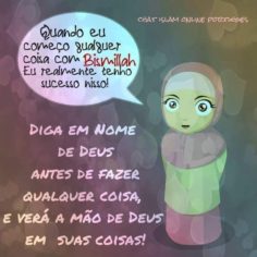 Diga: Em nome de Allah!