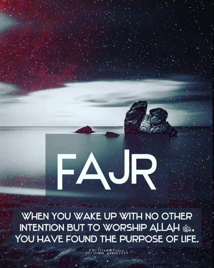 Purpose of life, Worship Allah, Wake up for Fajr!