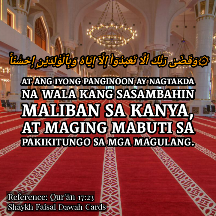 Ang Unang Kautusan ng Ating Panginoong Allah