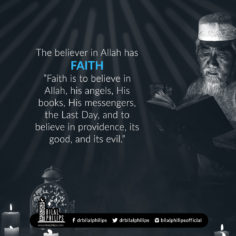 Faith is to believe in Allah