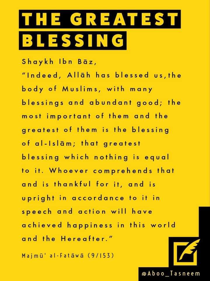 The greatest blessing!