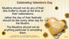 Don’t Celebrate Valentine’s Day.