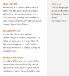 Prayer, Salah.