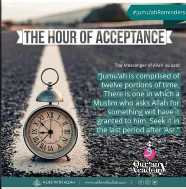 The hour of acceptance